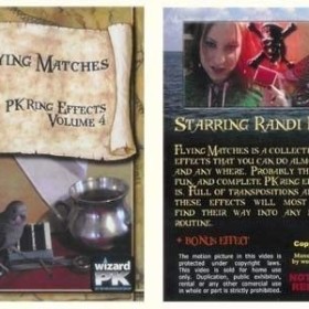 DVD Floating DVD 4 - Flying Matches (PK Ring Effects) - Randi Rain TiendaMagia - 1