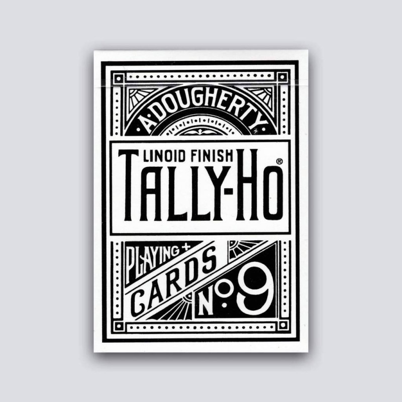 Cards White Tally-Ho (Fan Back) Playing Cards TiendaMagia - 1