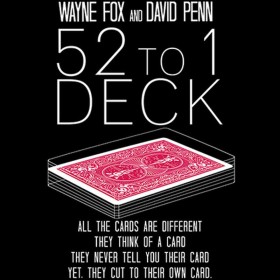 The 52 to 1 Deck by Wayne Fox and David Penn RED