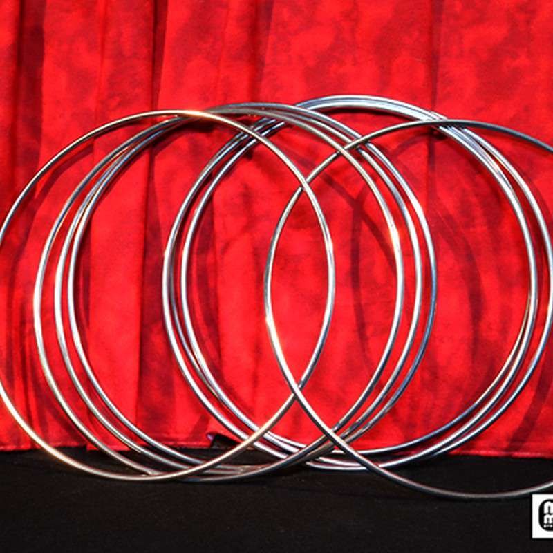 12" Linking Rings Stailess Steel (8 Rings) by Mr. Magic