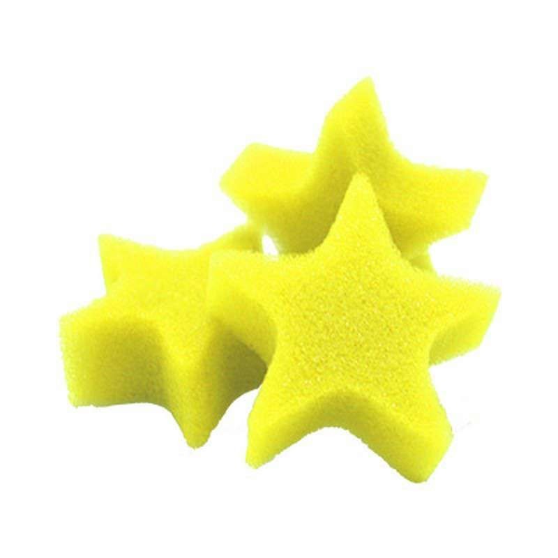 Estrellas de esponja amarillas 5 uds Goshman