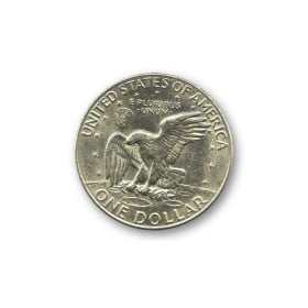 Moneda de 1 Dólar Eisenhower (sin trucar)