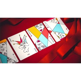 Red Stripe Playing Cards  