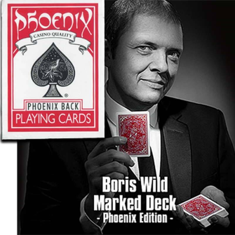 Magia Con Cartas Baraja marcada Boris Wild - Phoenix Edition - Indice Jumbo Card-Shark - 1