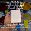 Magia Con Cartas Factory Blanks - Blancas de Fábrica - Tom Stone TiendaMagia - 1