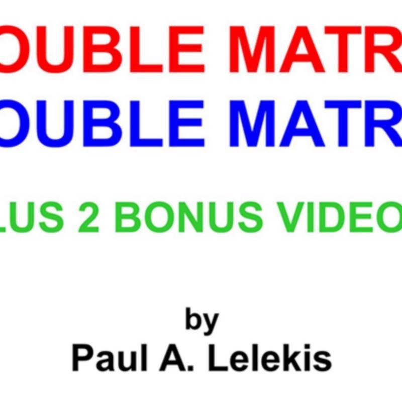 DOUBLE MATRIX by Paul A. Lelekis Mixed Media DESCARGA