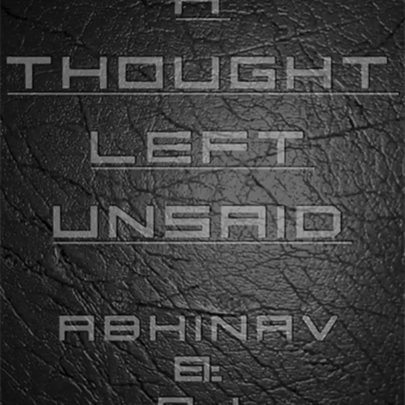 A Thought Left Unsaid by Abhinav Bothra & AJ eBook DESCARGA