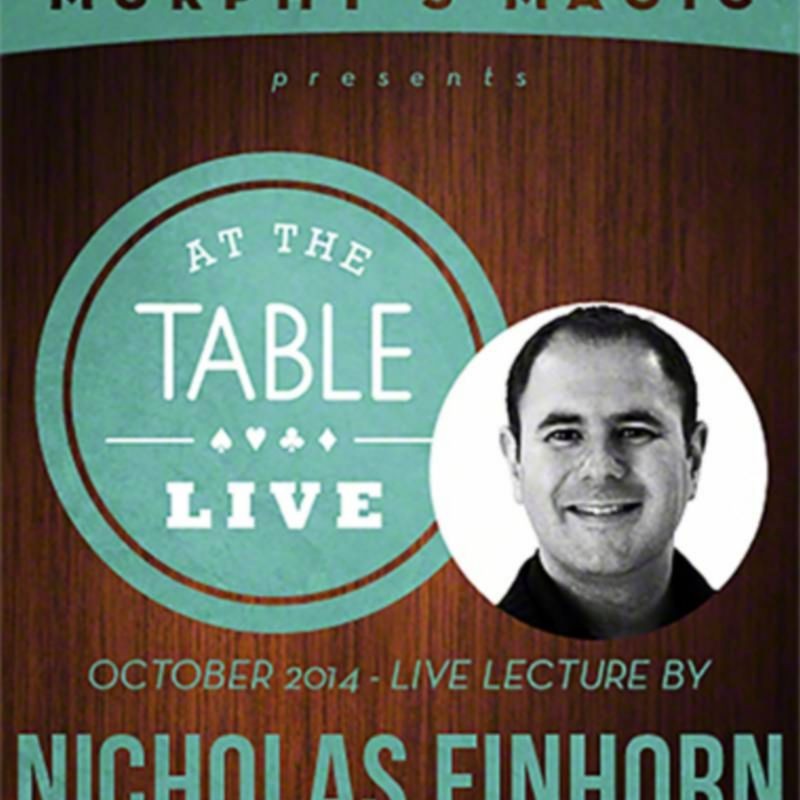 At the Table Live Lecture - Nicholas Einhorn 10/22/2014 - video DESCARGA