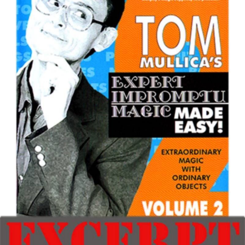 The Indian Bean Mystery video DESCARGA (Excerpt of Mullica Expert Impromptu Magic Made Easy Tom Mullica- 2, DVD)