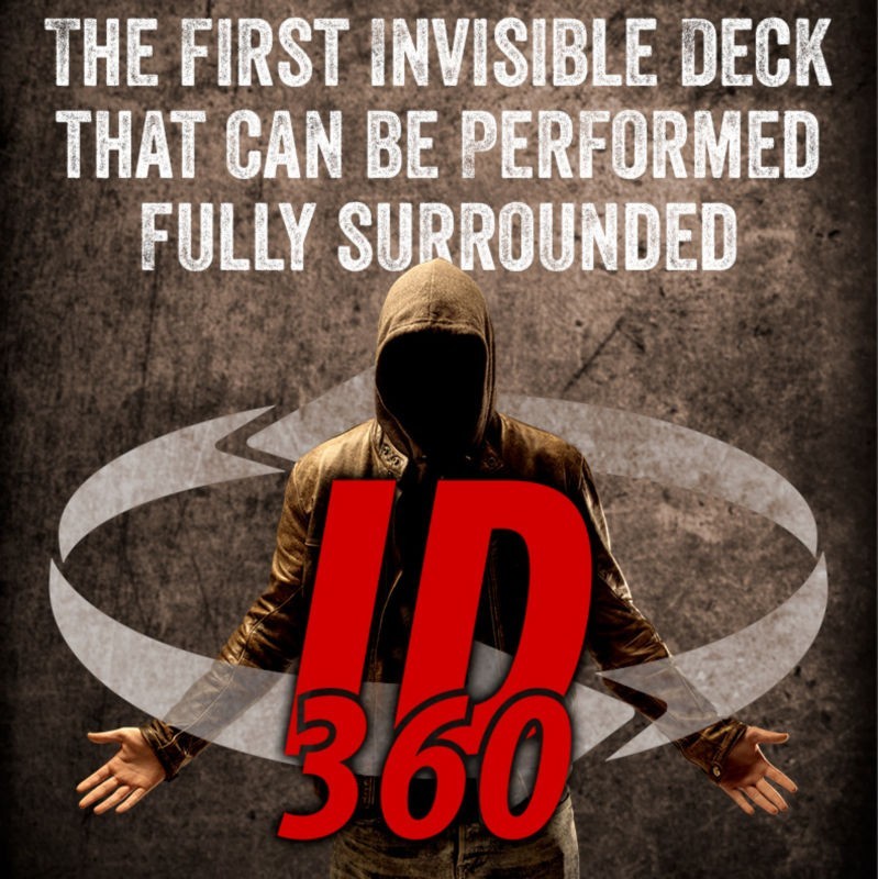 Card Tricks ID 360 - The 360 degrees Invisible Deck Card-Shark - 1