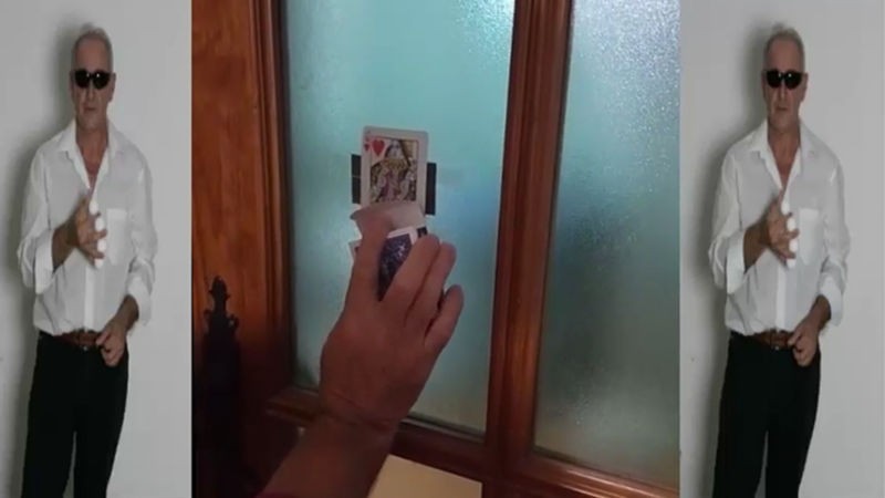 Card Magic and Trick Decks Card Chosen Through The Window by Salvador Olivera video DOWNLOAD MMSMEDIA - 1