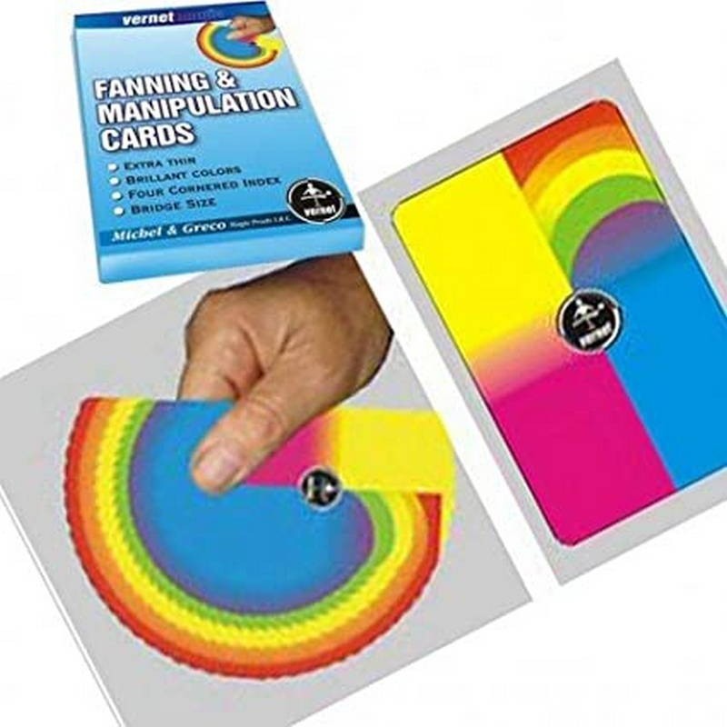 Accessories Fanning and Manipulation Cards - 4 color - Vernet Vernet Magic - 1