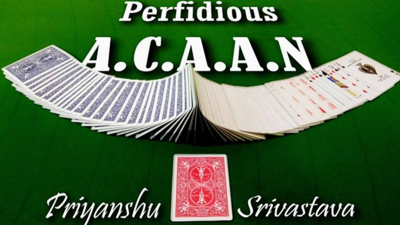 Card Magic and Trick Decks The Perfidious A.C.A.A.N by Priyanshu Srivastava and JasSher Magic video DOWNLOAD MMSMEDIA - 1