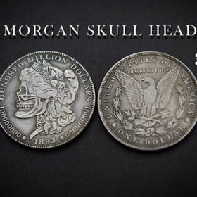 Magia con Monedas Moneda Esqueleto Morgan de Men Zi Magic TiendaMagia - 1