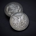 Magic with Coins Morgan Skull Head coin by Men Zi Magic TiendaMagia - 3