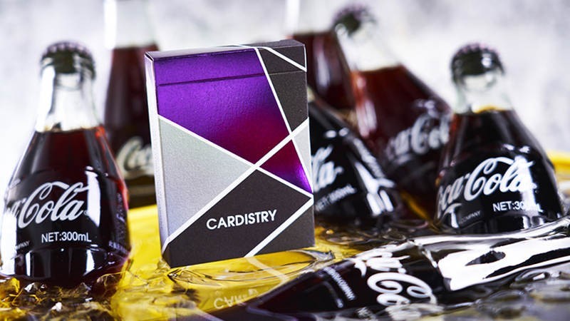 Cards Purple Cardistry Playing Cards by BOCOPO USPC - Bicycle - 1