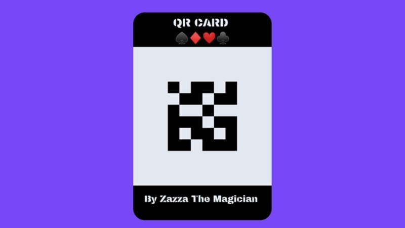 Mentalism,Bizarre and Psychokinesis Performer QR CARD By Zazza The Magician Mixed Media DOWNLOAD MMSMEDIA - 1