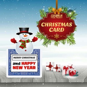 Close Up Performer Christmas Card by Esya G mixed media DOWNLOAD MMSMEDIA - 1