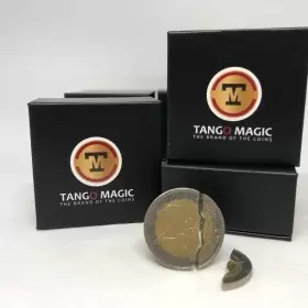 Moneda Mordida 2 Euros c/trozo extra - Sistema Interno - Tango