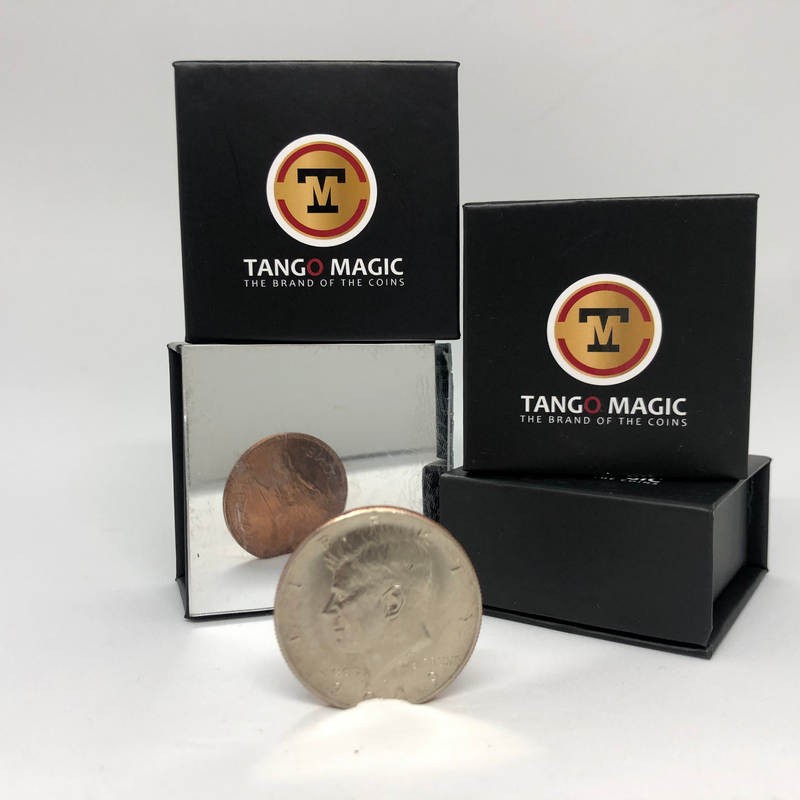 Copper Silver Coin Medio Dólar y Penique Inglés - Tango
