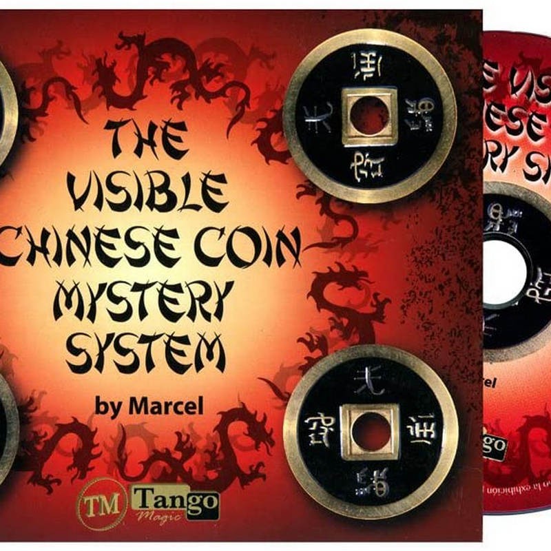 DVD - The Visible Chinese Coin Mystery System (w/Gimmicks) by Marcel and  Tango Magic