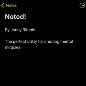 Descargas - Mentalismo Noted by Jonny Ritchie video DESCARGA MMSMEDIA - 1