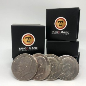 Magia con Monedas Cuatro en Una - Eisenhower Dólar Tango Magic - 1