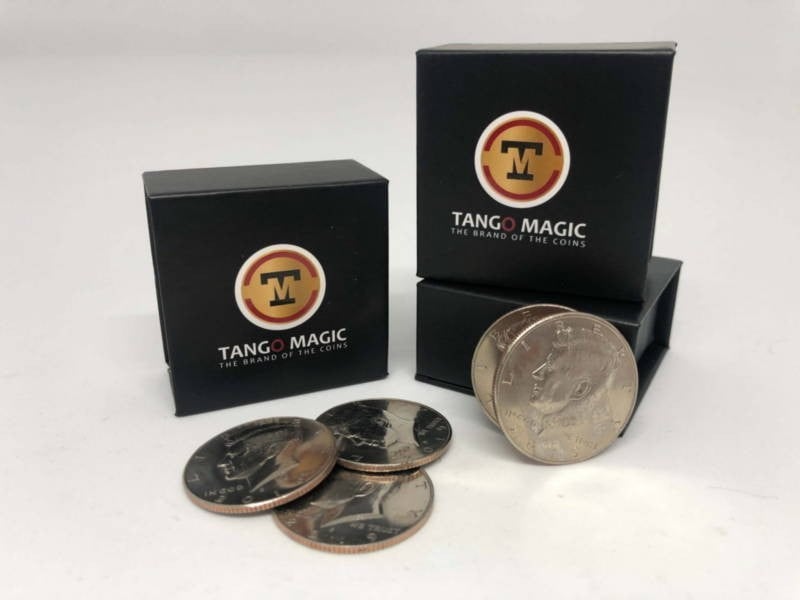 Magia con Monedas Conjunto de cascarillas perfectas medio dólar (cascarilla y 4 monedas) Tango Magic - 1
