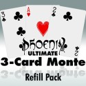 Trick Decks Phoenix Ultimate 3-Card Monte - Refill Card-Shark - 1
