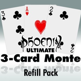 Trick Decks Phoenix Ultimate 3-Card Monte - Refill Card-Shark - 1