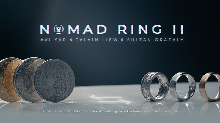 Magic with Coins Nomad Ring Mark II by Avi Yap, Calvin Liew and Sultan Orazaly - Skymember TiendaMagia - 6