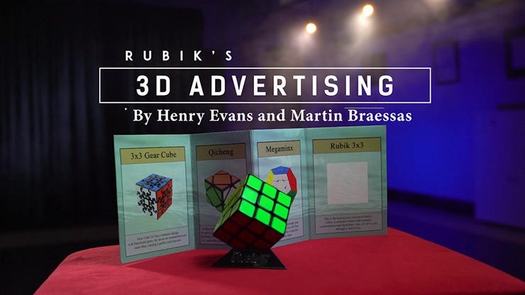 Magia de Cerca Rubik's Cube 3D Advertising de Henry Evans y Martin Braessas Henry Evans - 1