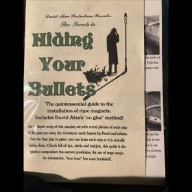 Libros de Magia en Inglés Hiding Your Bullets - Instalando imanes en cuerdas de David Alan Magic - Libro TiendaMagia - 1