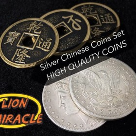 Magic with Coins Silver Chinese Coins Set by Lion Miracle TiendaMagia - 1