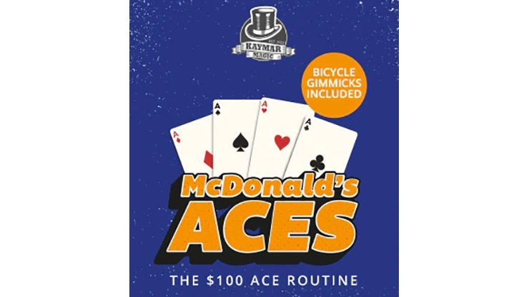 Card Tricks McDonalds Aces by Kaymar Magic TiendaMagia - 1