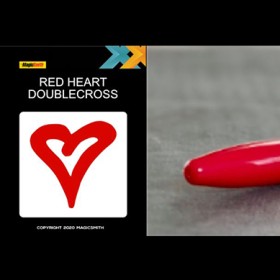 Close Up Red Heart Double Cross - Doble Cruz TiendaMagia - 1