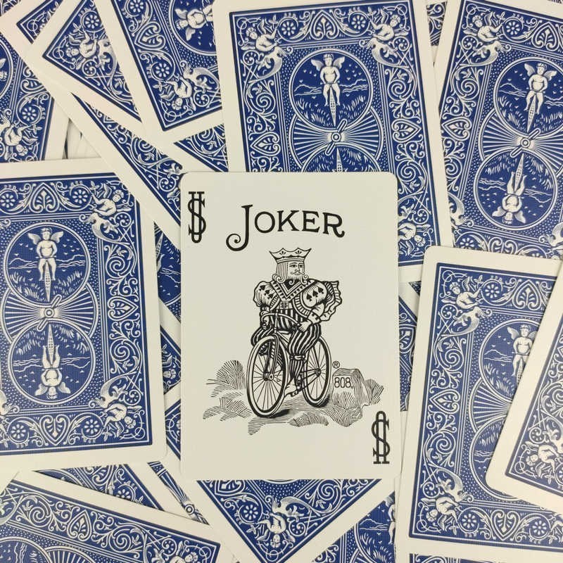 One Way Forcing Deck 52 Jokers Deck (black and white)