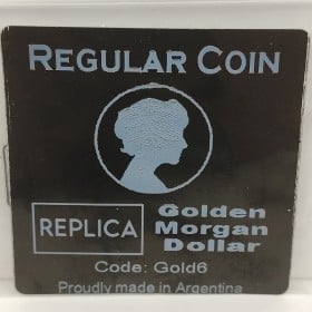 Magia con Monedas Moneda normal - Replica Golden Morgan Tango Magic - 3