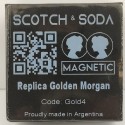 Magic with Coins Scotch and Soda Magnetic (gold/copper) - Replica Golden Morgan Tango Magic - 2