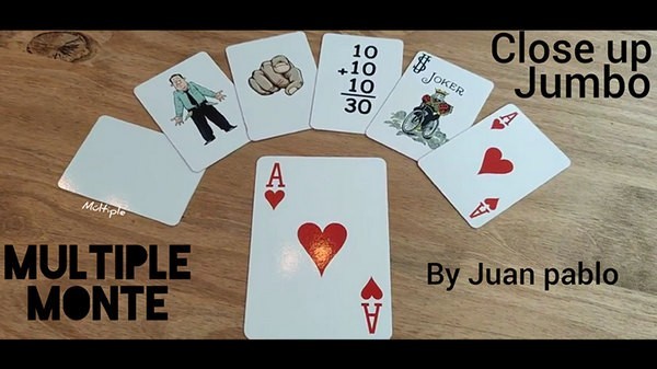 Card Tricks Multiple Monte (Stage) by Juan Pablo TiendaMagia - 1