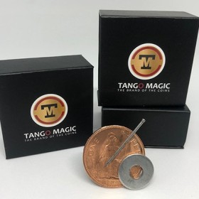 Magic with Coins Magnetic Coin - English Penny Tango Magic - 1