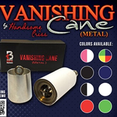 Vanishing Metal Cane (Black) by Handsome Criss and Taiwan Ben Magic TiendaMagia - 4