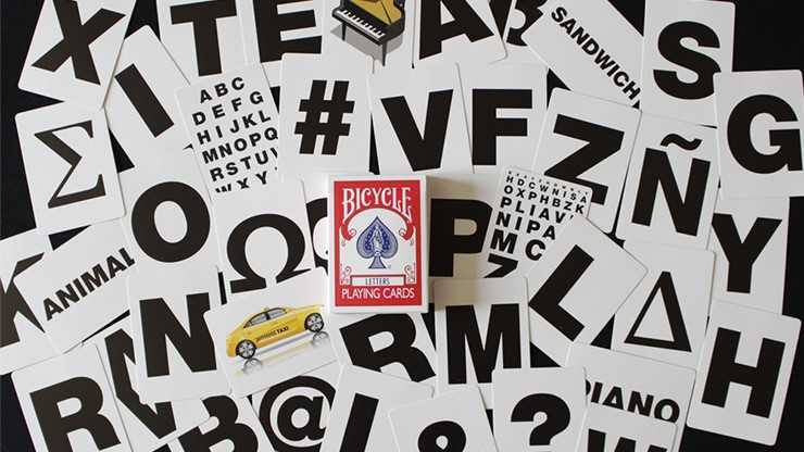 Bicycle Letters Special Deck Playing Cards TiendaMagia - 1