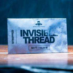 Invisible Thread Stripped (50 Feet) de Murphys Magic Supplies - 1