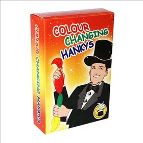 Colour Changing Hankys - Polyester 9 inches
