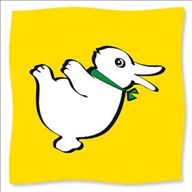 Rabbit-Duck Silk 18” - Yellow