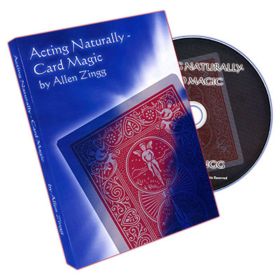 DVD - Acting - Naturally (Card Magic) - Allen Zingg 