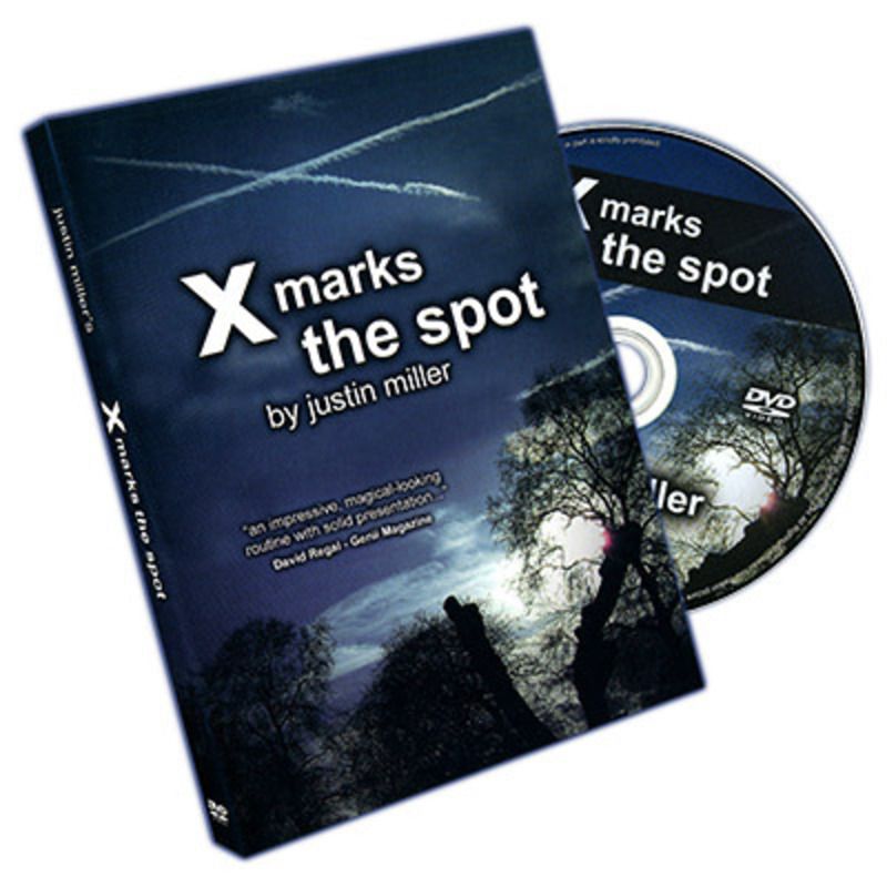 DVD - X Marks The Spot (w/Cards) - Justin Miller 