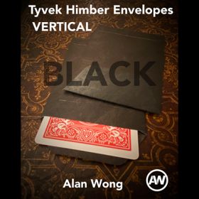 Tyvek VERTICAL Himber Envelopes BLACK by Alan Wong 
