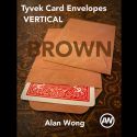 Tyvek VERTICAL Envelopes BROWN by Alan Wong 